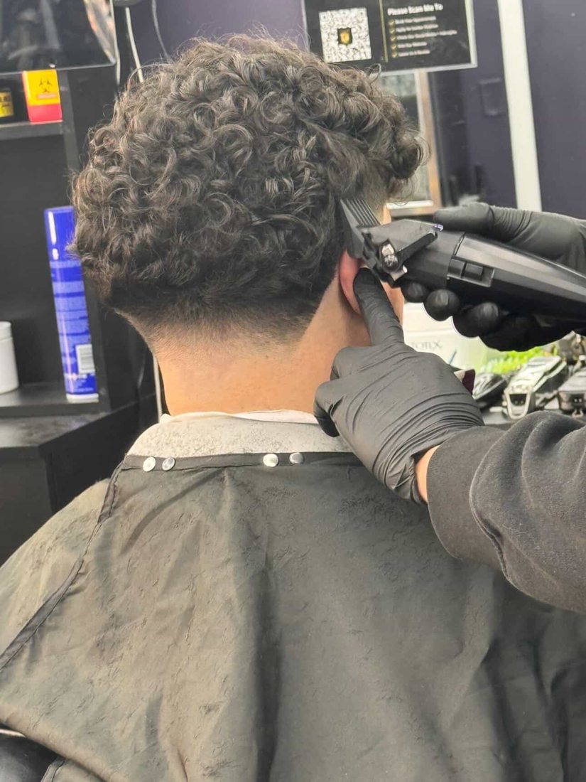 Detail work at Euphoria Barbershop